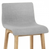 Tabouret de Bar en Tissu - Drift Gris