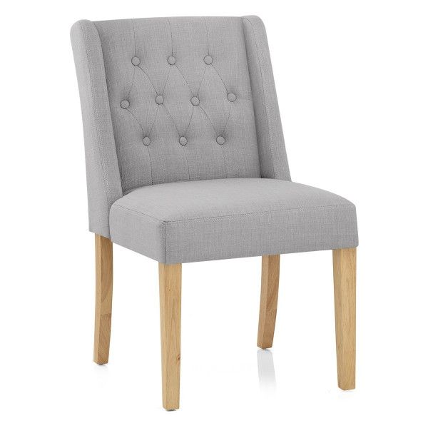 Chaise Tissu Bois - Chatsworth Chêne Gris Chaise Tissu Bois - Chatsworth Chêne Gris