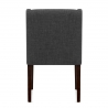 Chaise Tissu Bois - Chatsworth Noyer Gris