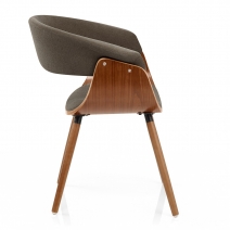 Chaise Bois Tissu - Grafton Crème