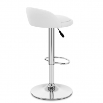Chaise de Bar Cuir Chrome - Lulu