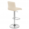 Chaise de Bar Faux Cuir Chrome - Lush