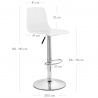Chaise de Bar Plastique Chrome - Odyssey 