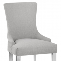 Chaise Métal Tissu - Fontaine Gris