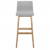 Tabouret de Bar en Tissu - Drift Gris Foncé