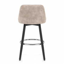 Tabouret de Bar Faux Cuir - Hamilton Creme