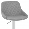 Tabouret de Bar Faux Cuir Chrome - Palace 