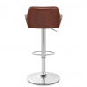 Tabouret de Bar Faux Cuir Antique - Eagle Marron